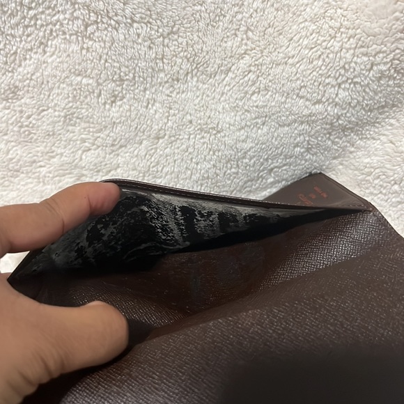 Louis Vuitton Damier Checkbook wallet with card slots Made in France - Picture 8 of 12